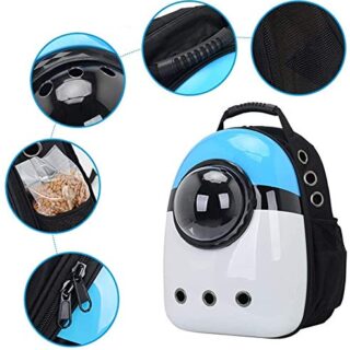 Blue White Pokemon Pet Backpack