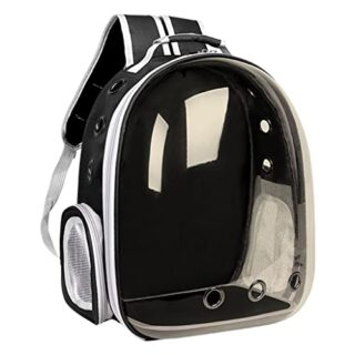 Black Transparent Pet Bag