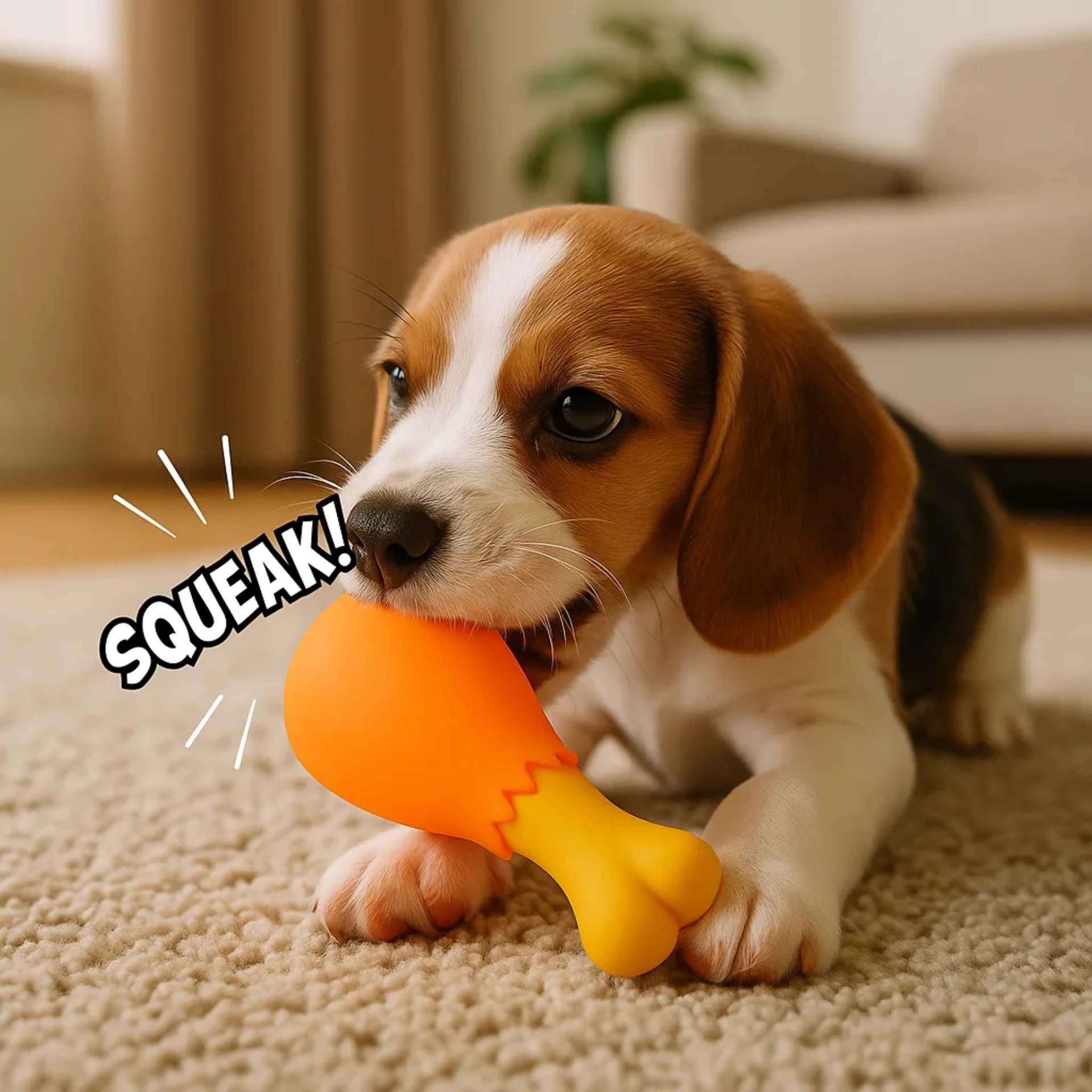 Chicken Bone Squeaky Toy - Image 5