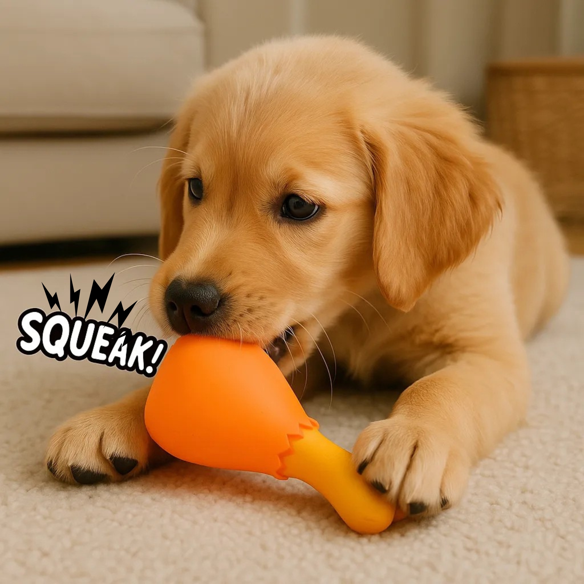 Chicken Bone Squeaky Toy - Image 6