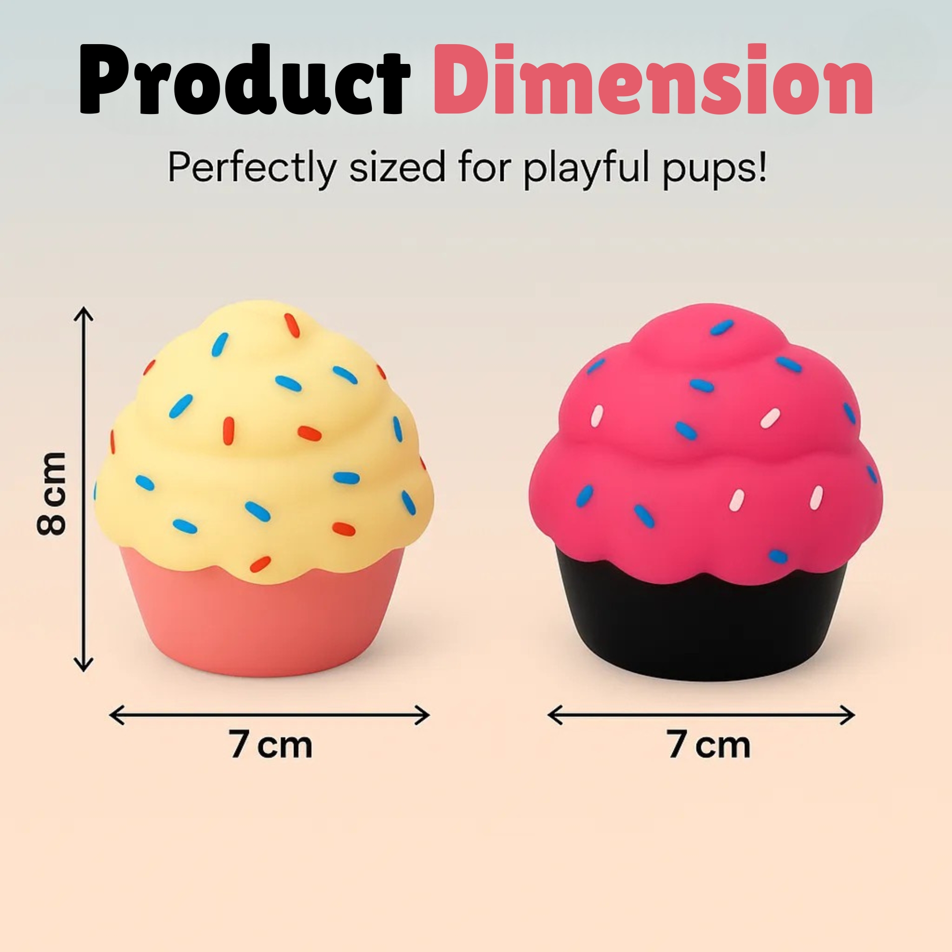 Cup Cake Squeaky Toy - Image 2
