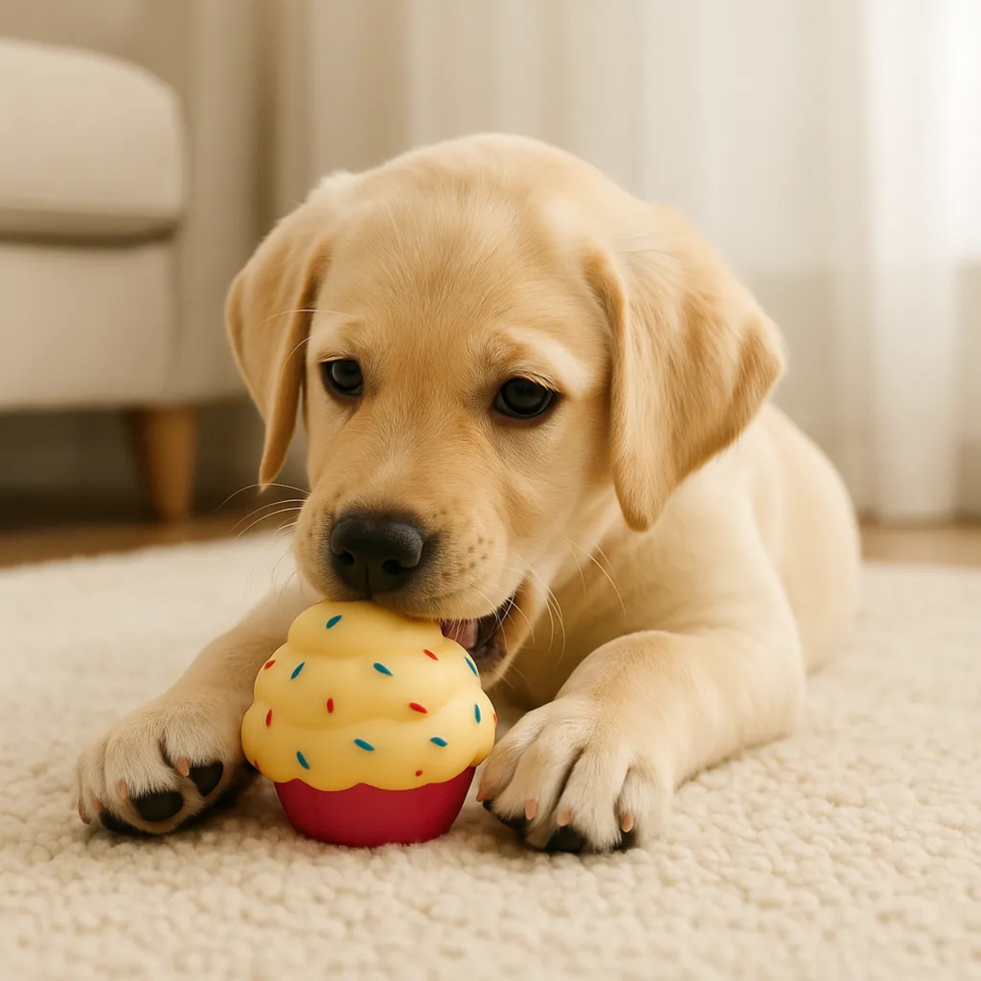 Cup Cake Squeaky Toy - Image 6