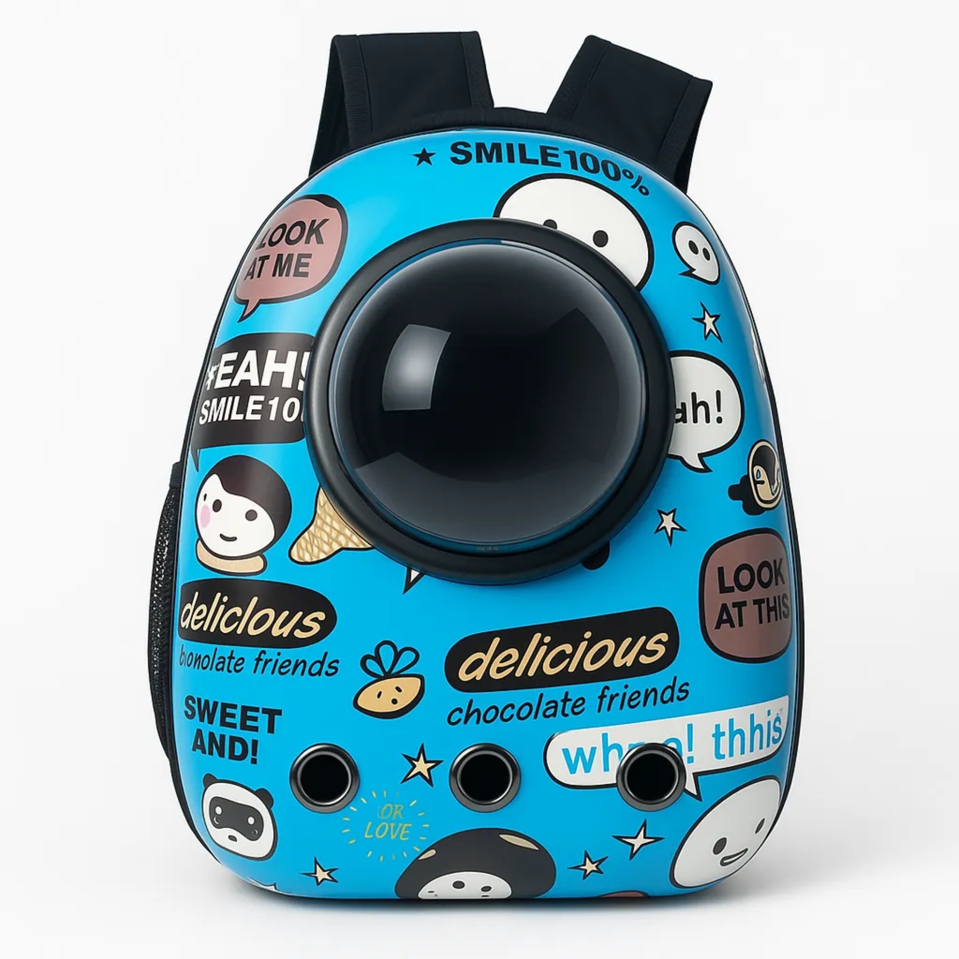 Cartoon Blue Pet Bag