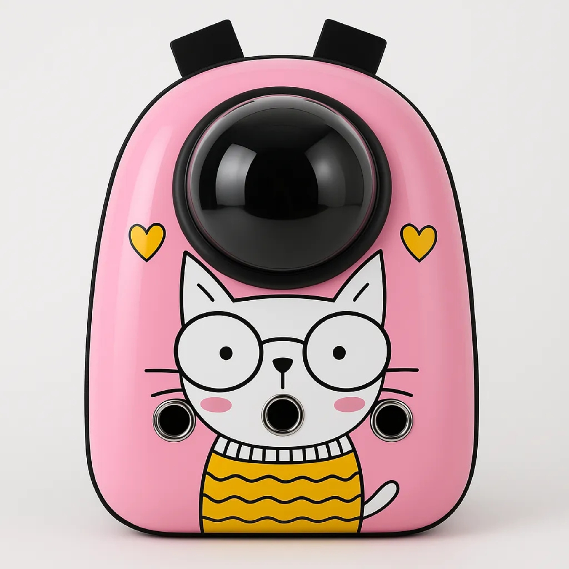 Cooling Pink Cat Desgin Stylish Pet Bag - Image 3
