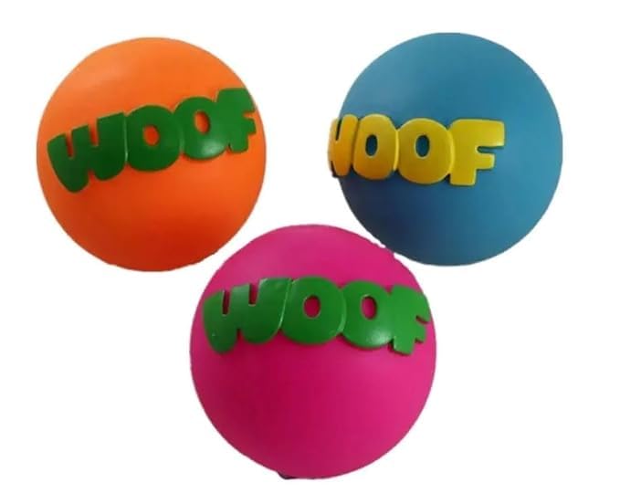 Woof Ball Squeaky Toy