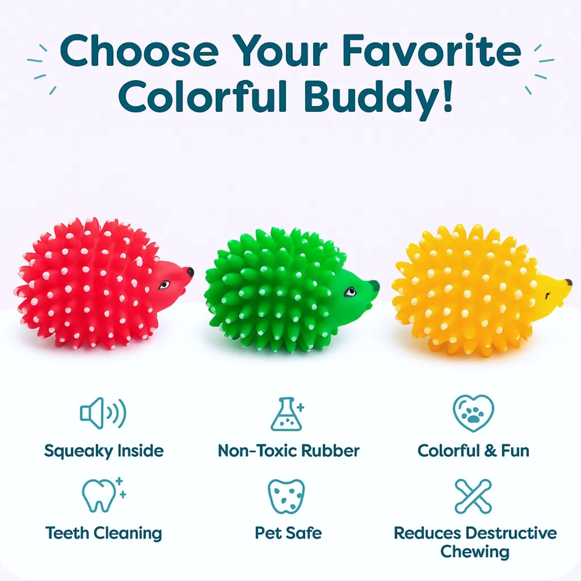 Hedgehog Squeaky Toy - Image 4