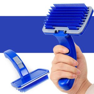 Pet Rectangle Self Cleaning Brush