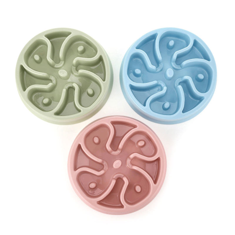 Flower Slow Feeding Plastic Bowl - Image 3