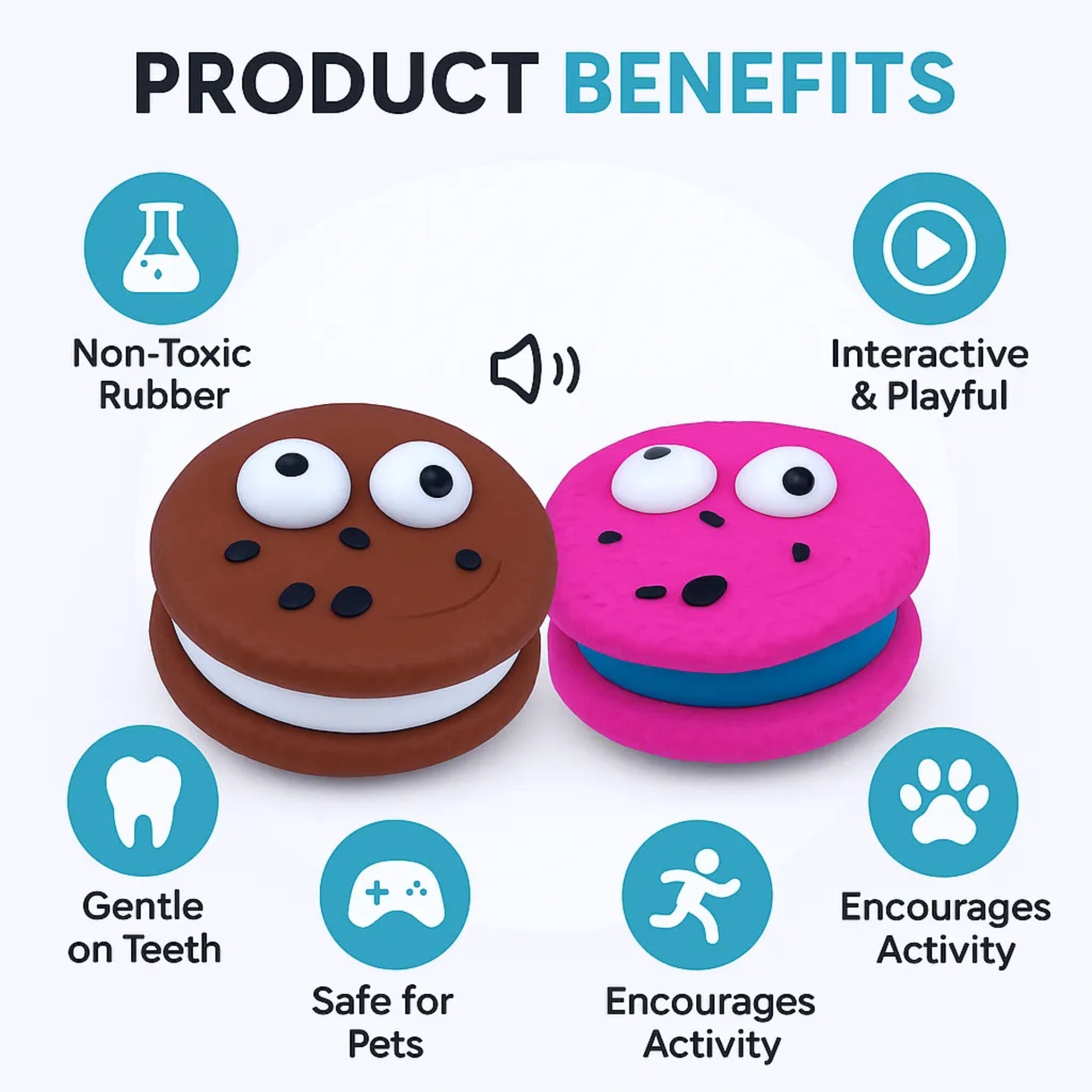 Cookie Squeaky Toy - Image 4