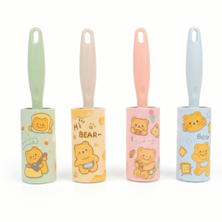 Cartoon Sticky Rollers for Clothes, Pet Hair & Dust Removal
