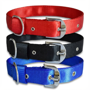 Polyester Dog Collar 1.25 Inch | Strong Collar for Large Dogs