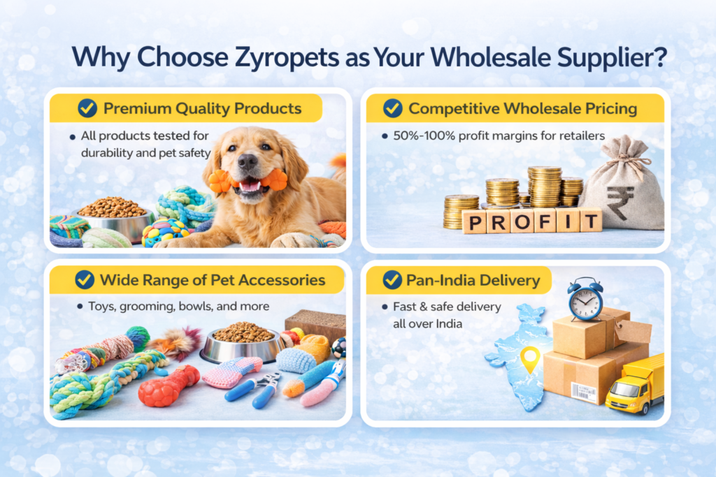 Zyropets dog and cat accessories wholesale products
