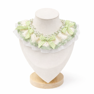 Pastel frill pet neckwear mint
