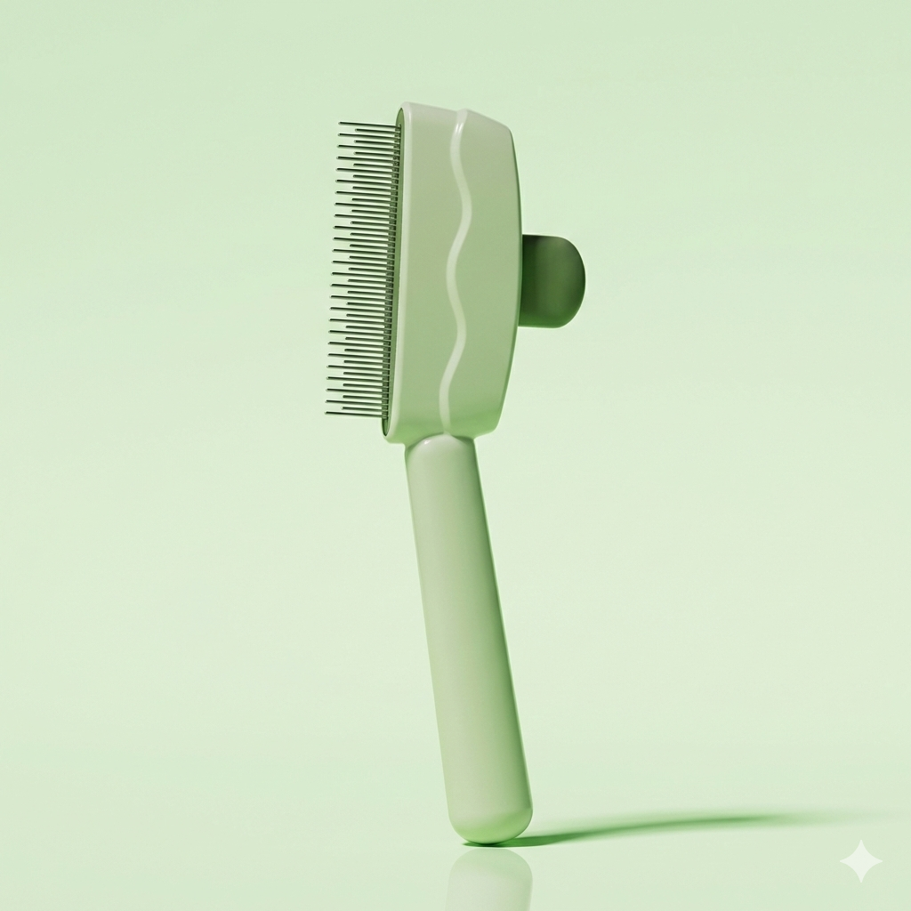 Straight Handle Self-Cleaning Slicker - Image 2