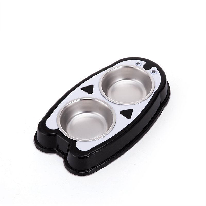 Penguin Double Pet Bowl With Box - Image 2