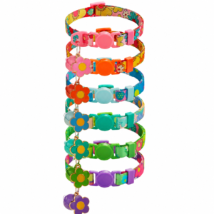 10mm Floral Cat Collar Wholesale Adjustable Flower Cat Collar