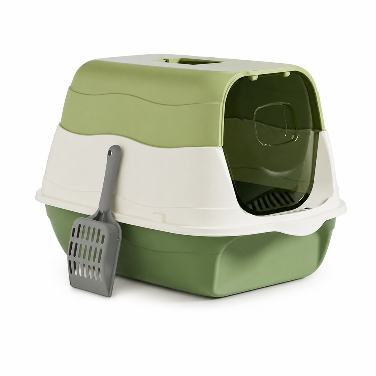Wholesale Enclosed Cat Litter Box Large Size with Scoop