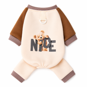 Small Dog Bear Jumpsuit Wholesale Warm Pet Winter Clothing