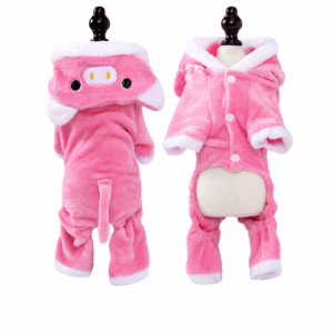 Pink Pet Hoodie Wholesale XS Size Soft Winter Jumpsuit for Dogs and Cats
