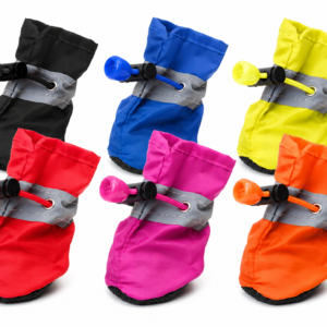Waterproof Reflective Dog Boots Anti Slip Outdoor Pet Shoes