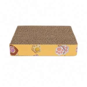 Square Cat Scratching Board Wholesale Corrugated Cardboard Cat Scratcher